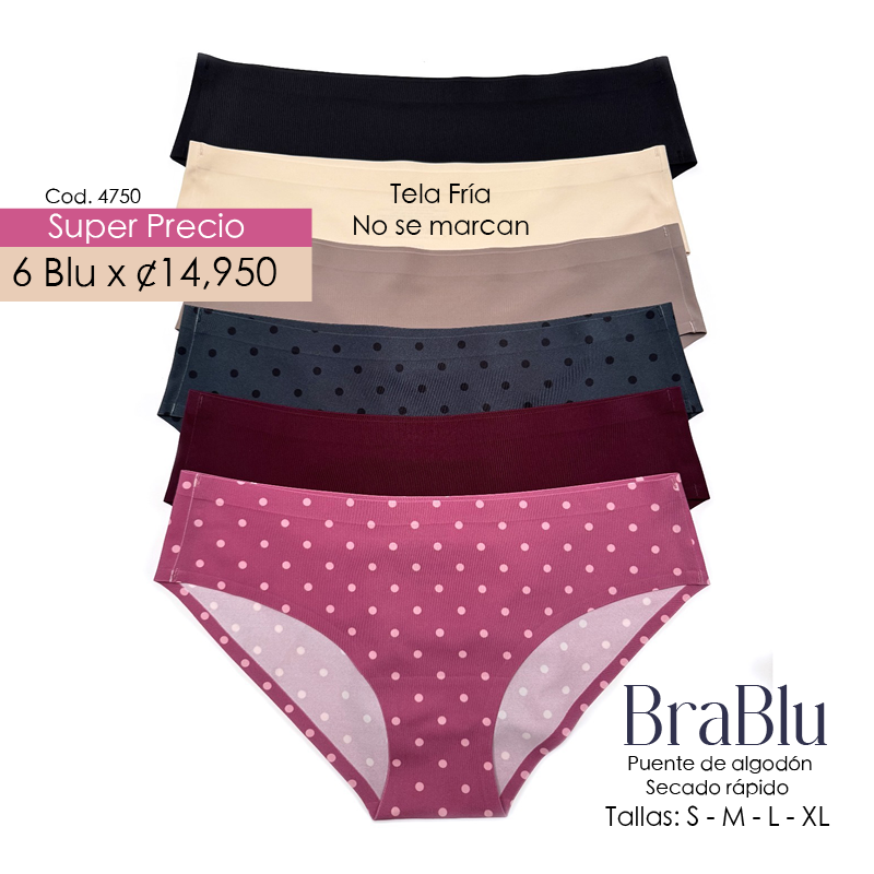 Paquete de 6 Blu Código 4750