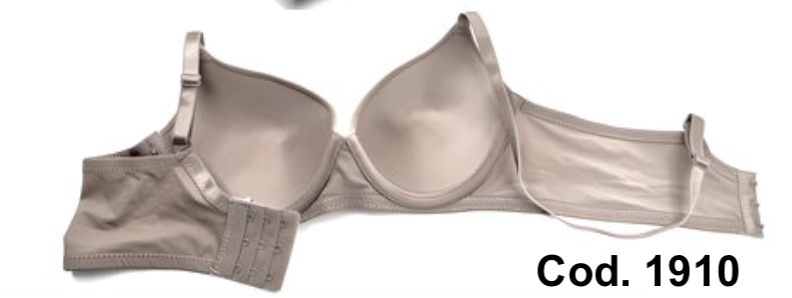 Paquete de 6 Bra Código 1910 - SIN RELLENO