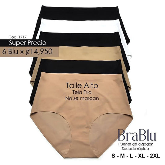 Paquete de 6 Blu Código 1717