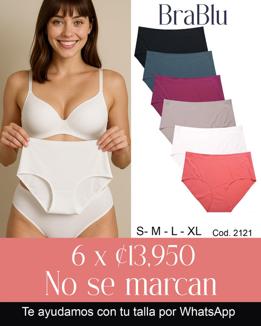 Paquete de 6 Blu Código 2121