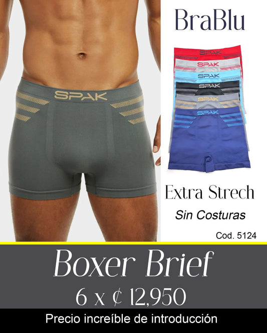 Paquete de 6 BOXER PARA HOMBRE cod 5124