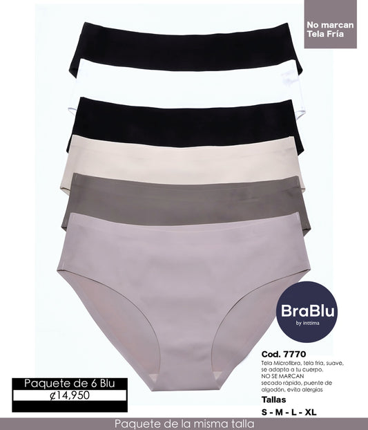 Paquete de 6 Blu Código 7770