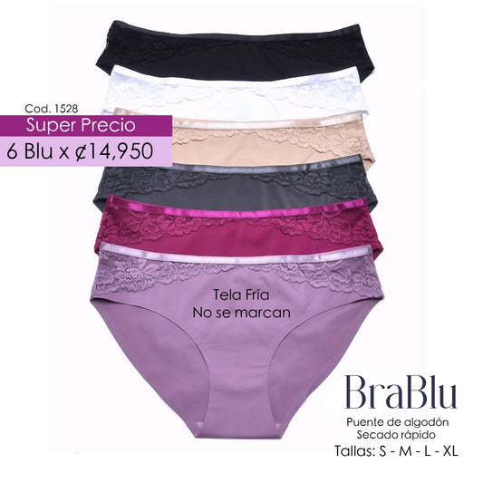Paquete de 6 Blu Código 1528
