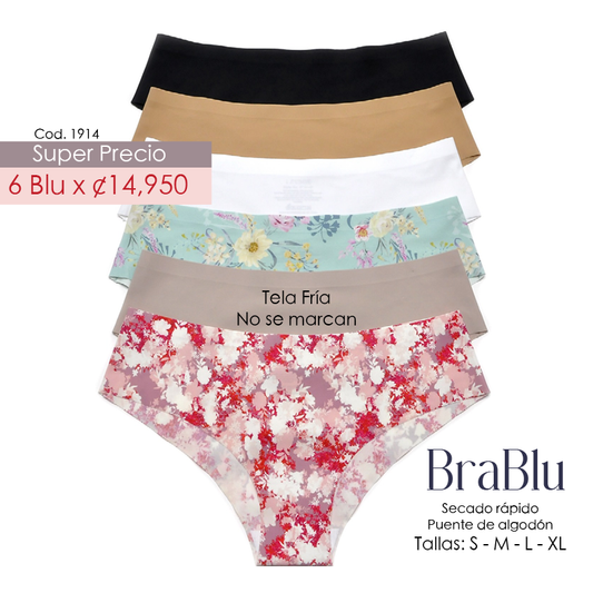 Paquete de 6 Blu Código 1914