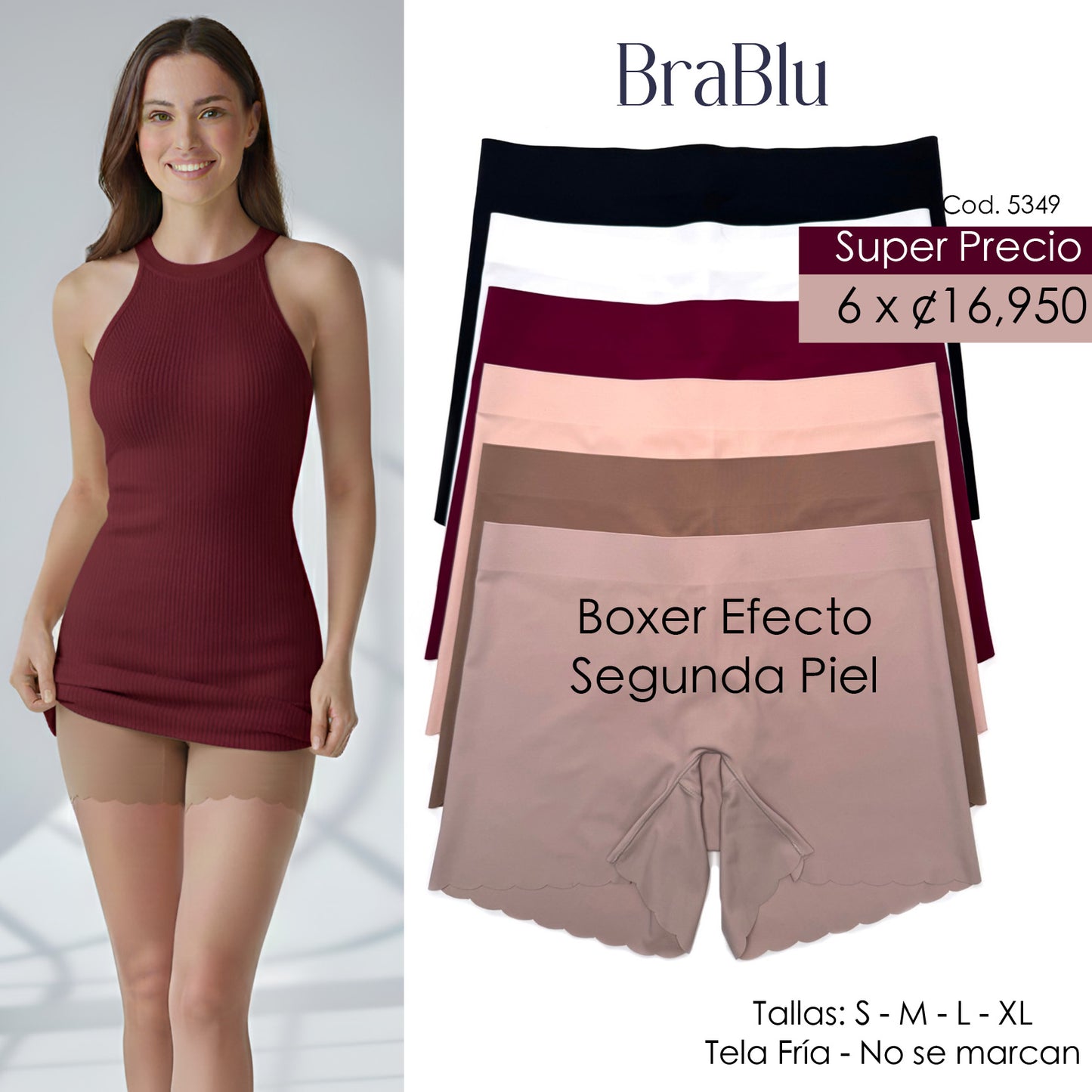 Paquete de 6 Blu Código 5349