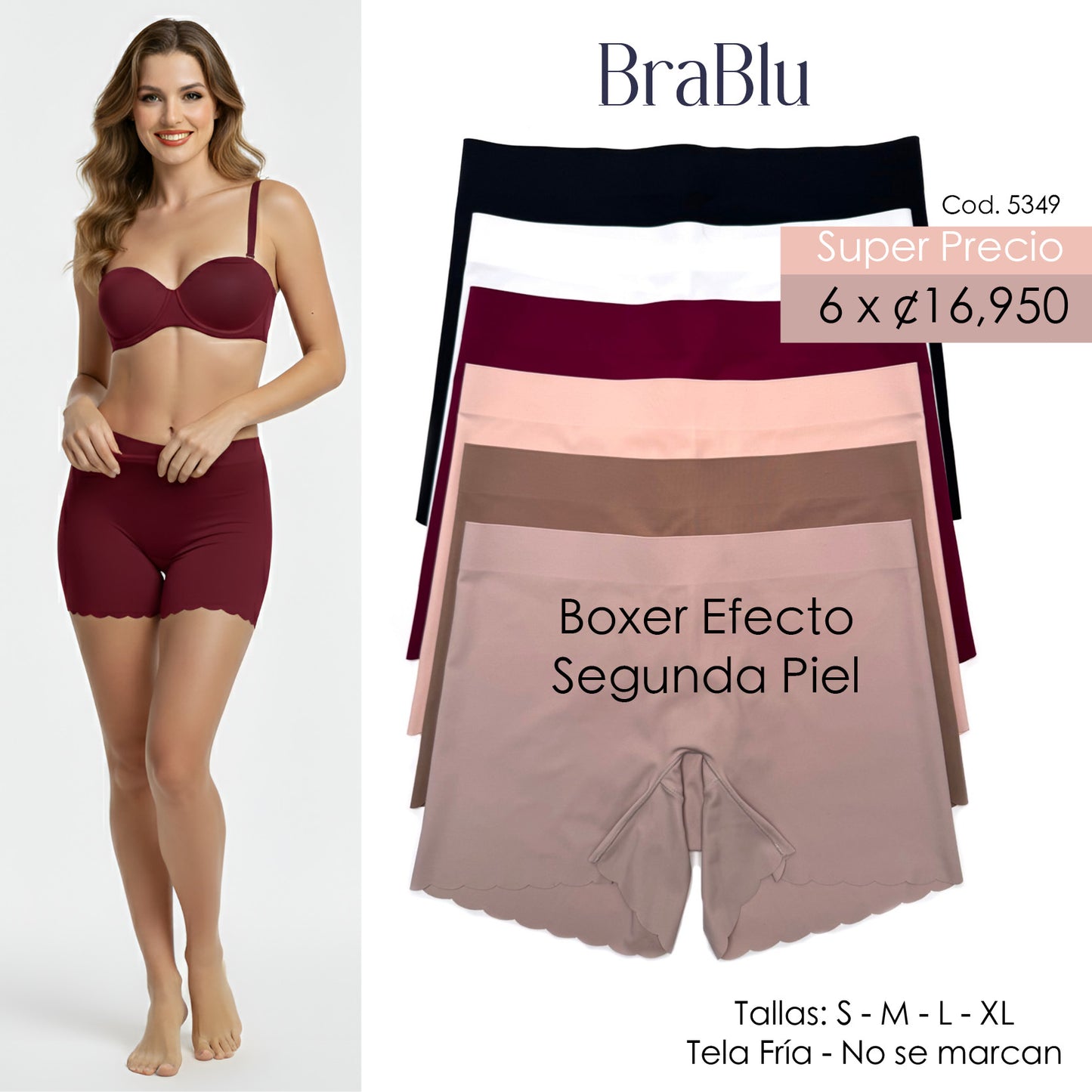 Paquete de 6 Blu Código 5349