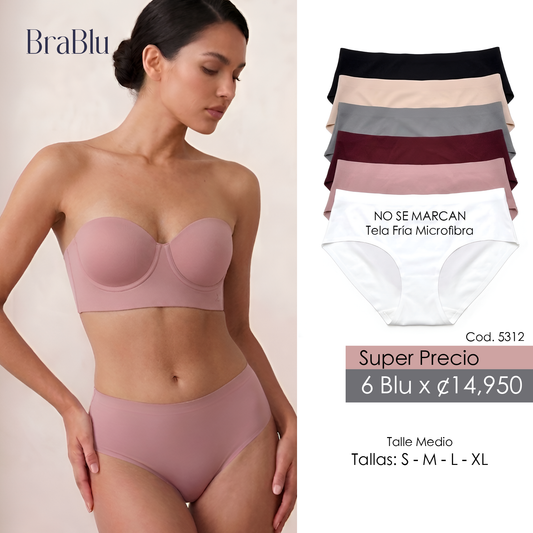 Paquete de 6 Blu Código 5312
