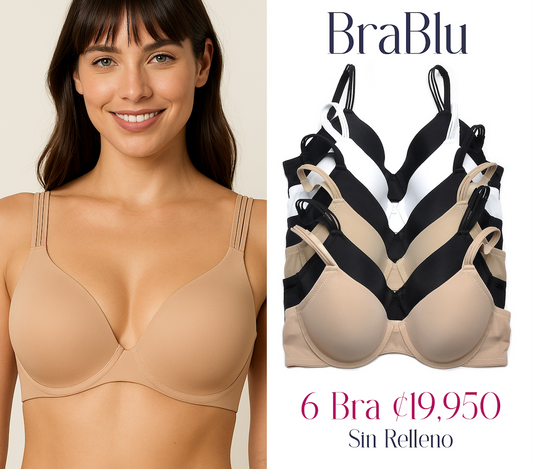 Paquete de 6 Bra Código 1815