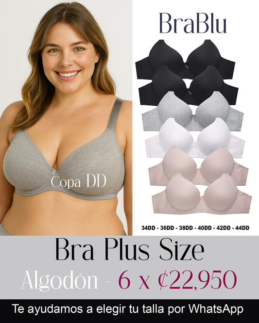 Paquete de 6 Bra Código 4366 Copa DD